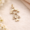 Rose Gold Girl Baby pendant, Rose Gold Necklace