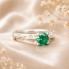 Leaves Engagement Ring, Matte Finish Engagement Ring Leaves Engagement Ring, Matte Finish Engagement Ring