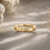Hammered Mobius Wedding Ring, 4mm Minimalist Gold Mobius Wedding Band For Men Hammered Mobius Wedding Ring, 4mm Minimalist Gold Mobius Wedding Band For Men