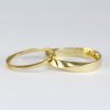 Mobius Wedding band, 4.5mm Mobius Ring In 14k/18k Gold