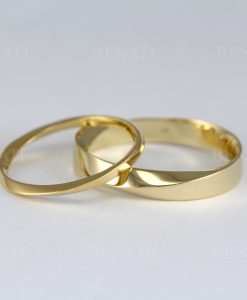 Wedding Band Set, Mobius Rings Set - Image 7