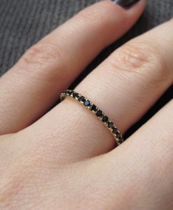 Black Diamond Eternity Band, Black Diamond Eternity Ring