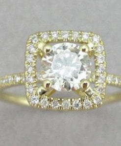 Diamond Engagement Ring, Halo Diamond Engagement Ring