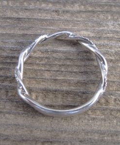 Diamond Infinity Knot Ring, Infinity Ring Diamond Wedding Ring