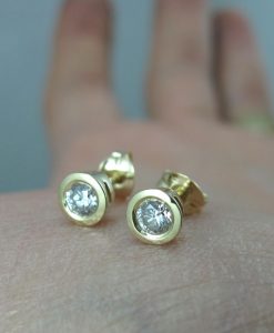 Diamond Stud Earrings, Simple Diamonds Earrings