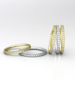 Diamond wedding eternity band, Wedding diamond eternity band