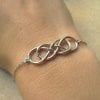 Rose Gold Infinity bracelet, Friendship bracelet