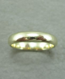 Gold Wedding Band, Simple Wedding Ring