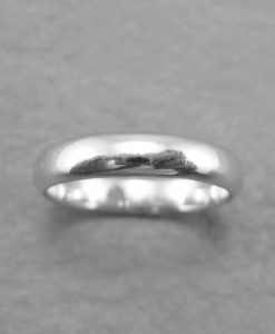 Gold Wedding Band, Simple Wedding Ring