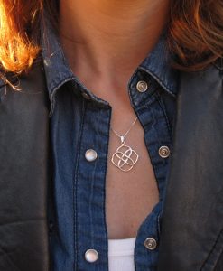 Infinity Knot Pendant, 14k Gold New Designer Infinity Pendant