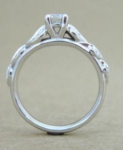 Leaf Engagement Ring, Leaves Engagement Ring