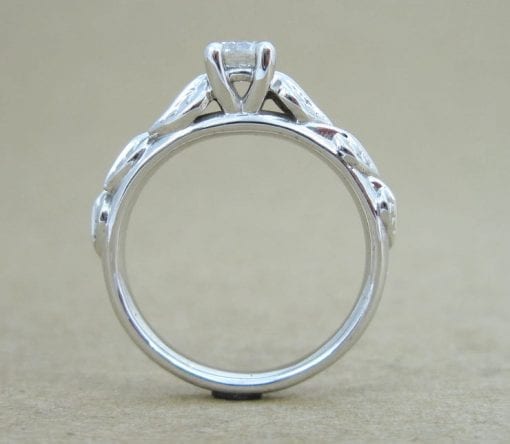 Leaf Engagement Ring, Leaves Engagement Ring
