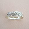 Leaf Wedding Ring, Gold Wedding Leaf Ring
