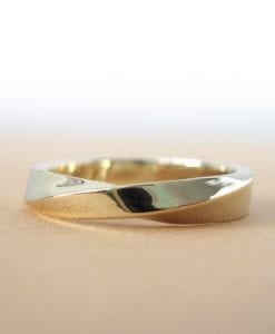 Mobius Wedding Ring, 4mm Mobius Wedding Band