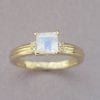 Moonstone Vintage Style Engagement Ring, Antique Moonstone Ring