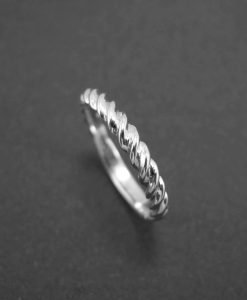 Rope Wedding Ring, Twisted Rope Wedding Ring