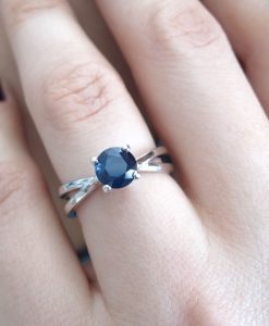 Sapphire Engagement Ring, Sapphire Ring