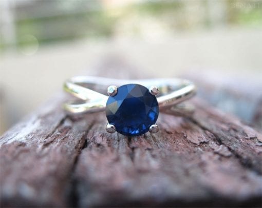 Natural Sapphire Engagement Ring, Sapphire Ring | Benati