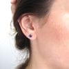Sapphire Stud Earrings, Sapphire Earrings