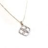 Unique silver pendant necklace, Infinity Knot Pendant