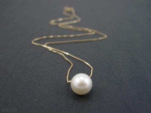 single pearl gold necklace pearl gold necklace 5935a2a81