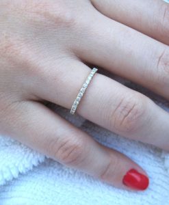 Stackable Diamond Eternity Band, Diamond Eternity Ring