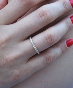 Stackable Diamond Eternity Band, Diamond Eternity Ring