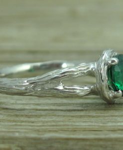 Twig Emerald Engagement Ring, Alternative Engagement Ring