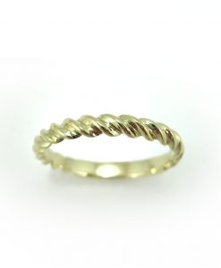 Twisted Rope Wedding Ring, Twisted Rope Gold Wedding Band