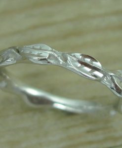 Wedding Leaf Ring, Leaf Wedding Ring