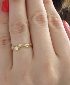 Wedding Ring, Wedding Leaf Ring
