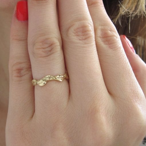 Wedding Ring, Wedding Leaf Ring