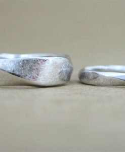Wedding Rings Set, Mobius Ring