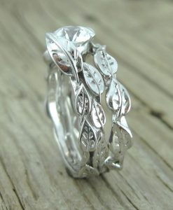 Wedding Set, Unique Engagement Ring