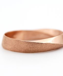 mobius strip rose gold band