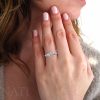 Diamond Engagement Ring, Knot Engagement Ring