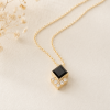 Princess Cut Sapphire Pendant, Pendant Necklace Princess Cut Sapphire Pendant, Pendant Necklace