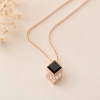 Princess Cut Sapphire Pendant, Pendant Necklace Princess Cut Sapphire Pendant, Pendant Necklace
