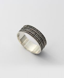 Friendship Words Ring In Sterling Silver, Personalized Powerful Words - Image 12
