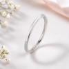 Solid Gold 14k Thin Rose Gold Wedding Band, Mobius Wedding Ring