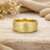 wide 8 mm solid gold ring