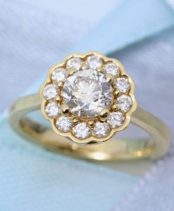 Diamond Engagement Ring, Vintage Engagement Ring