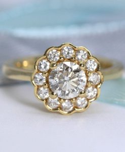 Diamond Engagement Ring, Vintage Engagement Ring