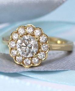 Diamond Engagement Ring, Vintage Engagement Ring