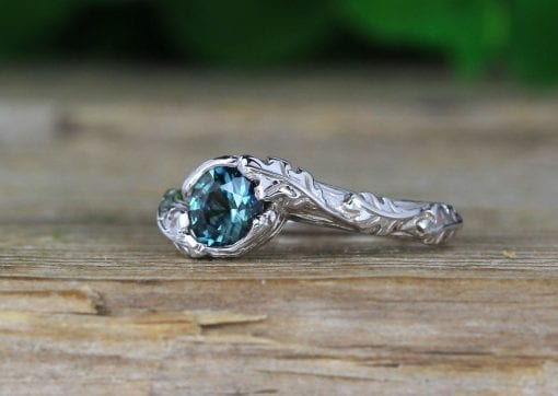 Buy 2.65 Ct. Natural Blue Green Topaz Ring Sterling Silver Wedding Ring  Size Us 7.0 and Free Resize All Size. Online in India - Etsy