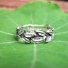 Leaves Ring In Silver, Leaf Ring