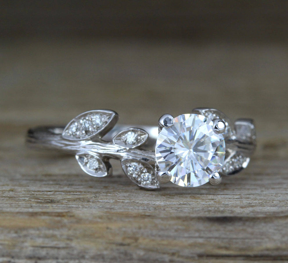 Nature inspired hot sale engagement rings