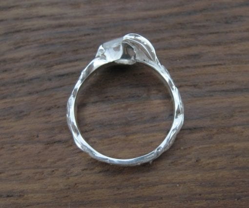 Moonstone Ring Moonstone Leaf Ring, Square Cut Moonstone Leaves Engagement Ring