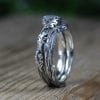 Moonstone Rings Silver Set , Bohemian Ring