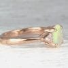 Natural Opal Engagement Ring, Opal Wedding Ring Rose Gold Antique Style Engagement Ring